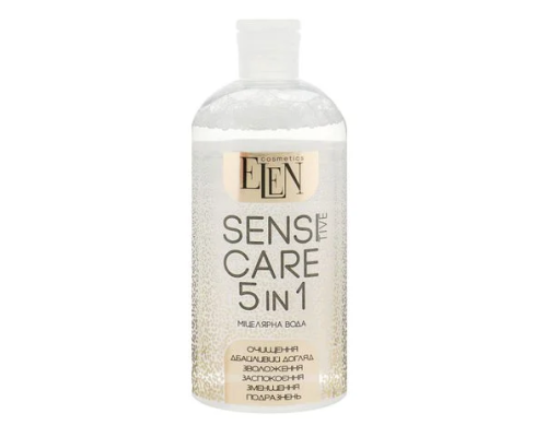 ELEN COSMETICS Міцелярна вода Sensitive Care 5 in 1, 500 мл (арт.)