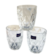 Склянка скляна 1шт 280мл (10,5*8,3)см