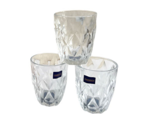 Склянка скляна 1шт 280мл (10,5*8,3)см