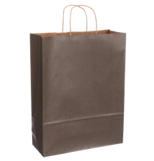 Паперовий пакет бурий кольоровий з ручками (320*120*420 мм) 2-66926489