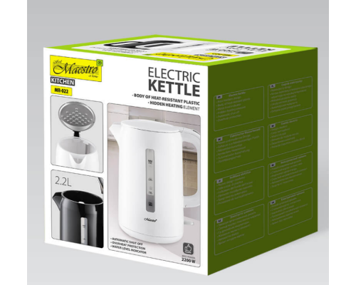 Електричний чайник MR-022-WHITE