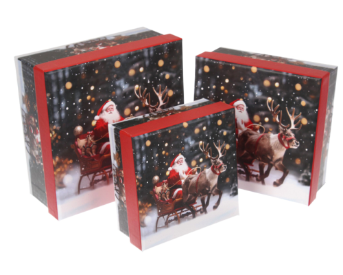 Новорічна подарункова коробка 73-5818 S