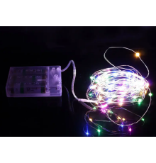 Гірлянда 3АА+USB LED 10м Multicolor (200)