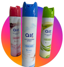 Освіжувач №1 мікс AIR W5 ZEN FLOWER/CITRUS BREEZE/FRESH LINEN 300ML