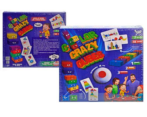 Розвиваюча настільна гра "Color Crazy Cubes"