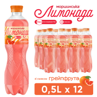 Моршинська 0,5л ПЕТ ср/газ напій Грейпфрут x 12 пл