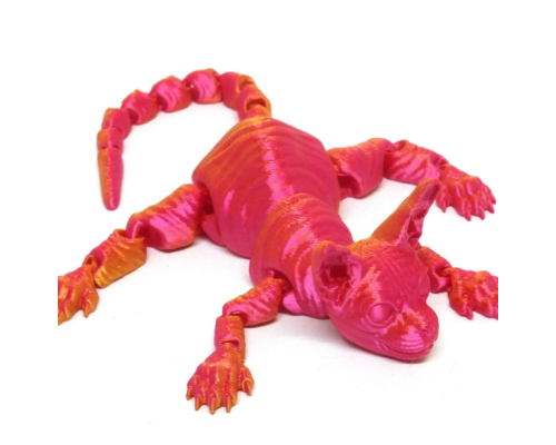 Шарнірна 3D іграшка X-toy антистрес Кот-Сфінкс оригінальний подарунок стильний аксесуар 24см рожевий