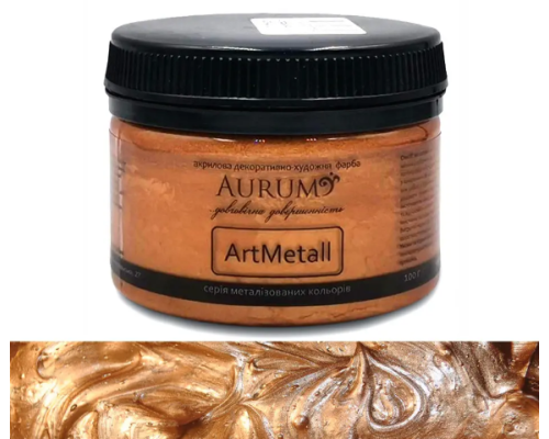 Фарба акрилова дек. Aurum 100 г, Бронза Фарба акрилова дек. Aurum 100 г, Бронза