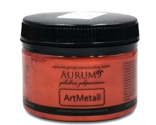 Фарба акрилова дек. Aurum 100 г, Мідь Фарба акрилова дек. Aurum 100 г, Мідь