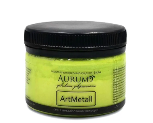 Фарба акрилова дек. Aurum 100 г, Салатова