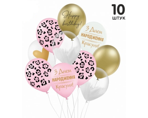 Набір повітряних куль Happy birthday NEW уп