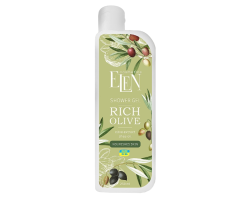 Гель для душу Rich Olive, ELEN Cosmetics 250 мл