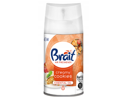 Brait зап. д/авт.освіж. пов Creamy cookies, 250 мл. (арт.)