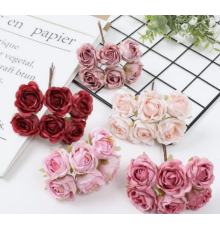 Декор квітка тканинна XL