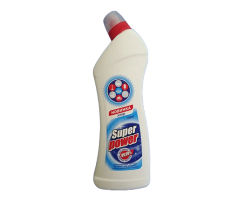 Засіб санітарно гігієнічний SUPER POWER (ХЛОР) 750 ml (12)