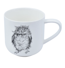 A0520-450-4 Посуд порцеляновий «Astera» Graphics Ruffled Owl Color - Кухоль 450мл