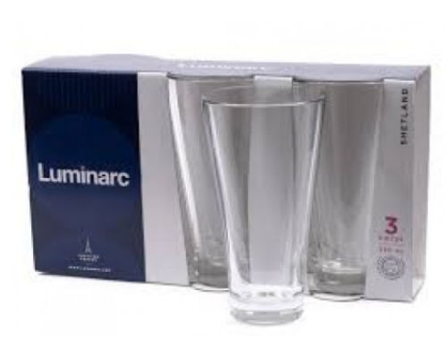 Набір склянок високих 350мл «Luminarc» Shetland 3шт P1432