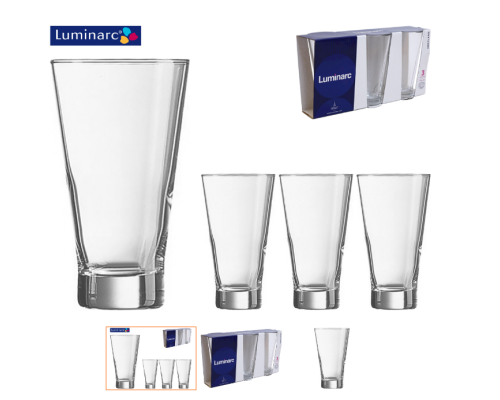 Набір склянок високих 350мл «Luminarc» Shetland 3шт P1432