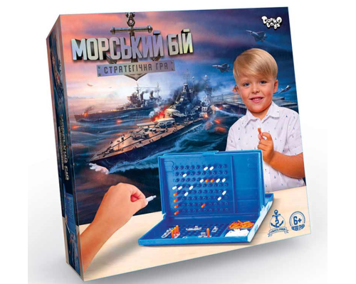 Настільна розважальна гра "Морський бій" укр 108738