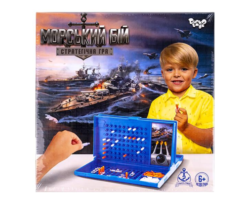 Настільна розважальна гра "Морський бій" укр 108738