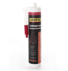 Герметик силіконовий універсальний (прозорий) UNIFIX 280 мл 951261
