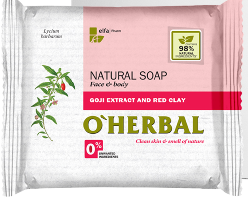 Мило O'Herbal 100г Годжі/Червона глина