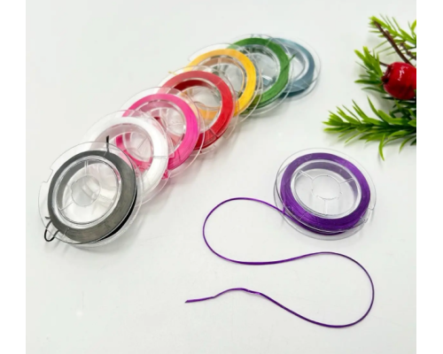 Силіконова нитка гумка 0,7 мм, 8,5 метрів