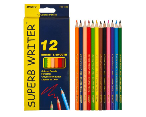 Олівець 4100/12 кольорів MARCO