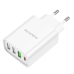 Мережевий Зарядний Пристрій Borofone BA79A Clever PD20W/QC (1C3A) (Бiлий)