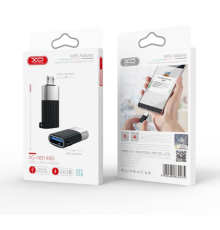 Перехідник XO NB149-G USB2.0 TO MICRO connector (Чорний)
