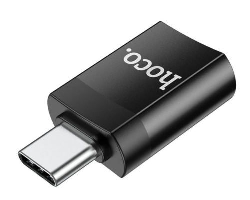 Перехідник Hoco UA17 Type-C male to USB female USB3.0 (Чорний) Перехідник Hoco UA17 Type-C male to USB female USB3.0 (Чорний)