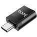 Перехідник Hoco UA17 Type-C male to USB female USB3.0 (Чорний)