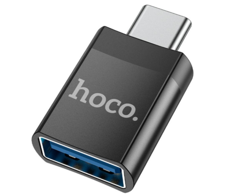 Перехідник Hoco UA17 Type-C male to USB female USB3.0 (Чорний) Перехідник Hoco UA17 Type-C male to USB female USB3.0 (Чорний)