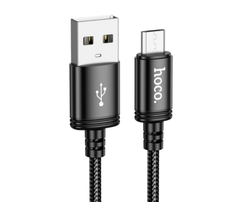 Кабель USB Hoco X91 Micro 2.4A 3m (Чорний)