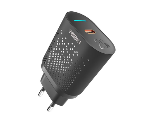 Мережевий зарядний пристрій Yoki Led Series YK-20PD 20W (Чорний)