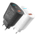 Мережевий Зарядний Пристрій Yoki Led Series YK-QC 3.0 18W (Чорний)