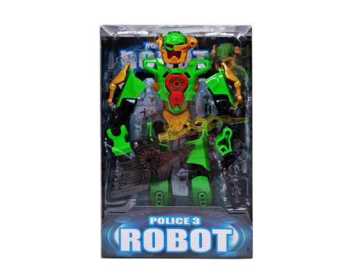 Дитяча іграшка Робот Police 3 Bambi 2018-26(Grey) зі зброєю