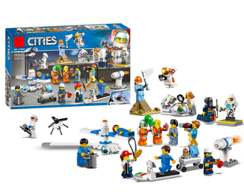 Конструктор "CITIES" "Дослідження космосу" 239дет 11384 р.33,3*21*6см
