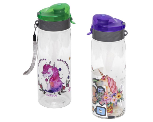 Пляшка для води пластик 0,9 літра XH-23