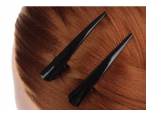 Бічний затискач для волосся металевий 8см 1-202052