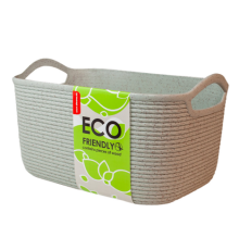 Корзина "Джут" M ECO WOOD, полин