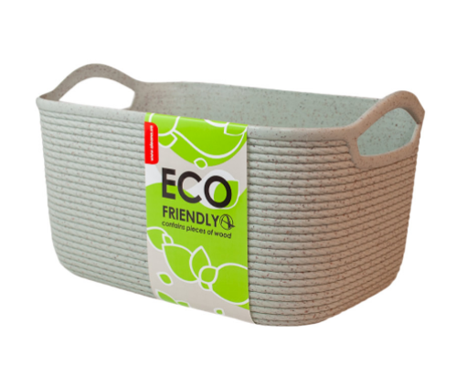 Корзина "Джут" M ECO WOOD, полин