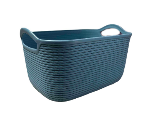 Корзина "Джут" S, сиз.блакитний 2,9л