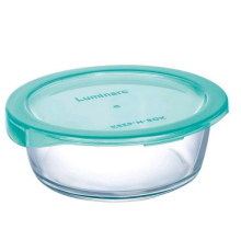 P5524 Посуд скляний «Luminarc» Keep'n'Box Lagoon- ємність для їжі кругла з кришкою 670мл