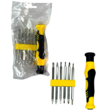 Викрутка з набором насадок у кл. 6в1 №Н-6-1