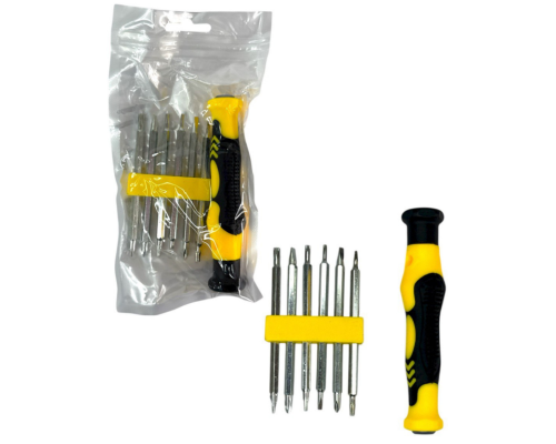 Викрутка з набором насадок у кл. 6в1 №Н-6-1