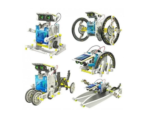Конструктор робот-трансформер Solar Robot Kit 14в1 на сонячних батареях (Код 214) (48)