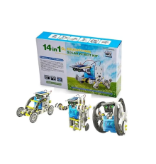 Конструктор робот-трансформер Solar Robot Kit 14в1 на сонячних батареях (Код 214) (48)