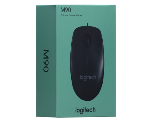 USB Миша Logitech M90 (Чорний)