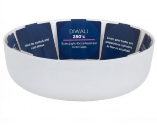 N3273 Посуд скляний «Luminarc» Diwali - блюдо глибоке д-запікання/сервіровки d=22см